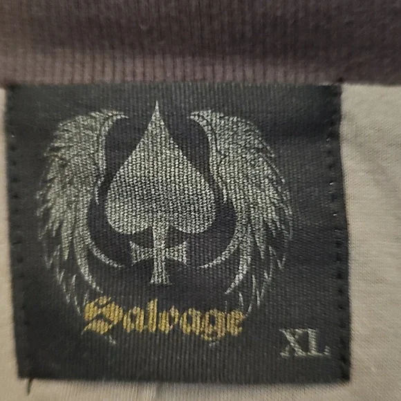 Salvage Gray Plaid Jacket With Hood - Picture 7 of 16